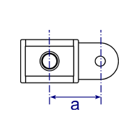 V40_Doppelgelenkhülse_90°;Eckrohrverbinder,Gußschellen